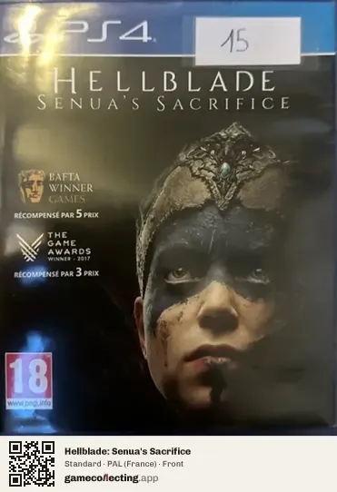 Hellblade: Senua's Sacrifice PlayStation 4, France box front