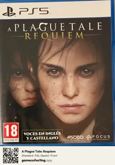 A Plague Tale: Requiem PlayStation 5, Spain box front