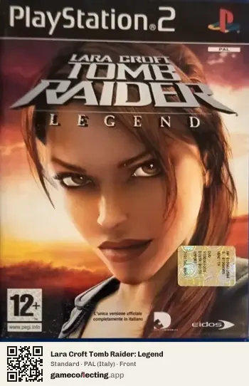 Lara Croft Tomb Raider: Legend PlayStation 2, Italy box front