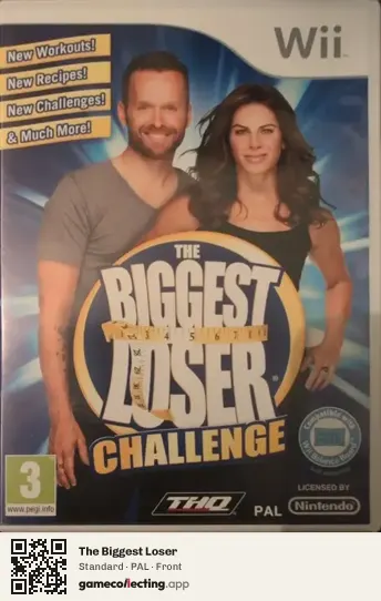 The Biggest Loser Nintendo Wii, PAL box front
