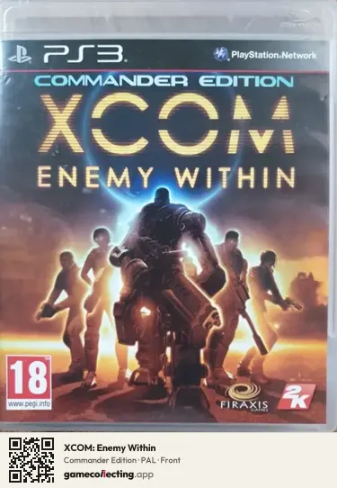 XCOM: Enemy Within PlayStation 3, PAL box front