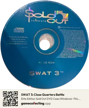 SWAT 3: Close Quarters Battle Computer, PAL disc