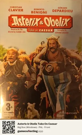 Asterix & Obelix Take On Caesar Computer, PAL box front