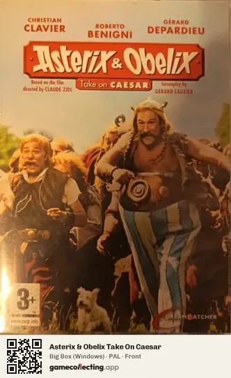 Asterix & Obelix Take On Caesar Computer, PAL box front