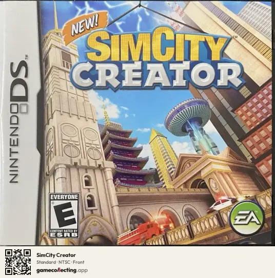 SimCity Creator Nintendo DS, NTSC box front
