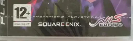Disgaea 3: Absence of Justice, the PEGI square on its front