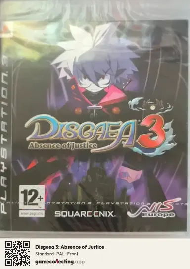Disgaea 3: Absence of Justice PlayStation 3, PAL box front