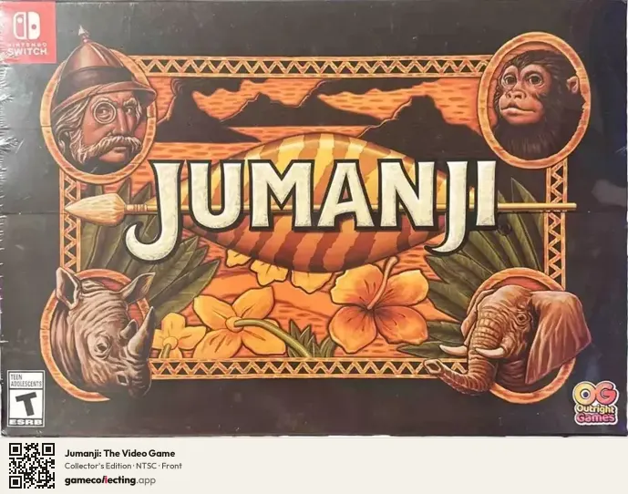 Jumanji: The Video Game Nintendo Switch, NTSC box front