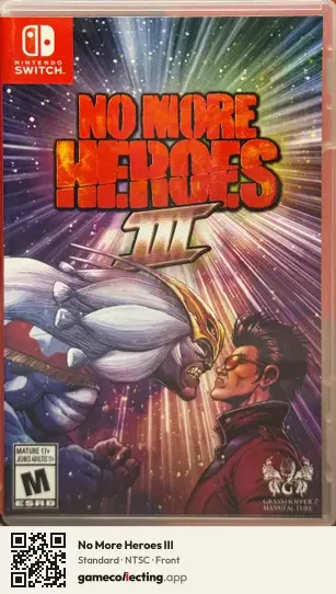 No More Heroes III Nintendo Switch, NTSC box front