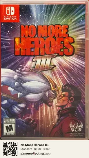 No More Heroes III Nintendo Switch, NTSC box front