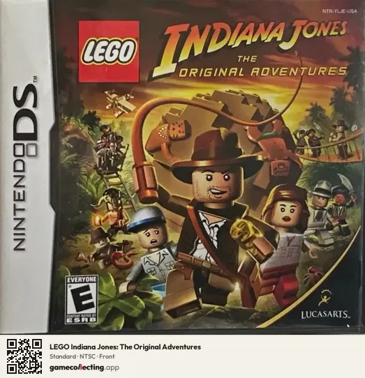 LEGO Indiana Jones: The Original Adventures Nintendo DS, NTSC box front