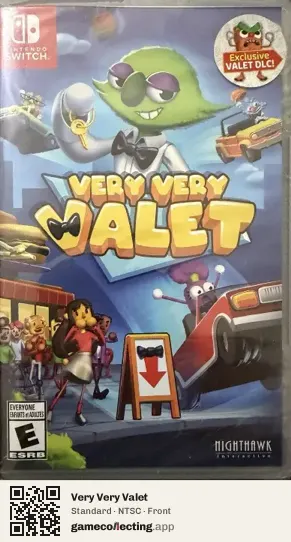 Very Very Valet Nintendo Switch, NTSC box front