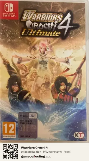 Warriors Orochi 4 Nintendo Switch, Germany box front