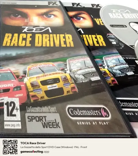 TOCA Race Driver Computer, PAL box front