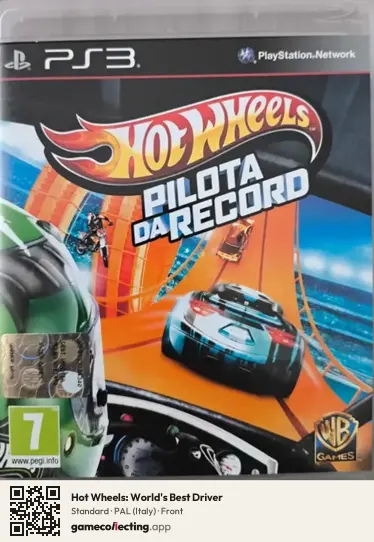 Hot Wheels: World's Best Driver PlayStation 3, Italy box front