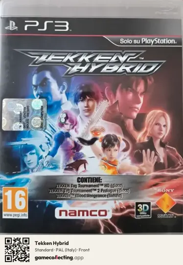 Tekken Hybrid PlayStation 3, Italy box front
