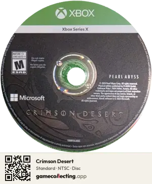 Crimson Desert Xbox Series X, NTSC disc