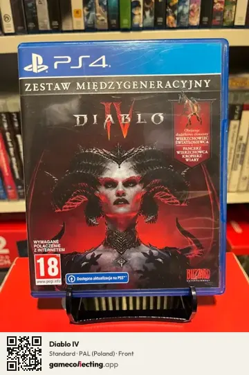 Diablo IV PlayStation 4, Poland box front