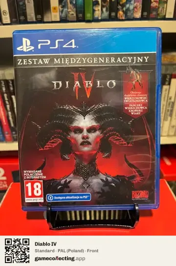 Diablo IV PlayStation 4, Poland box front