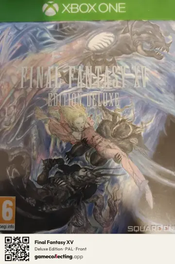 Final Fantasy XV Xbox One, PAL box front