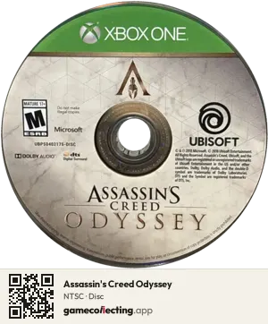 Assassin's Creed Odyssey Xbox One, NTSC disc