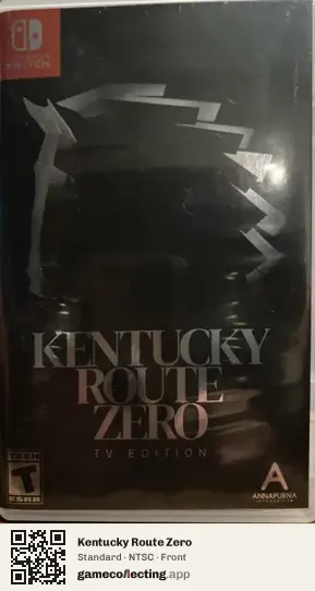 Kentucky Route Zero Nintendo Switch, NTSC box front