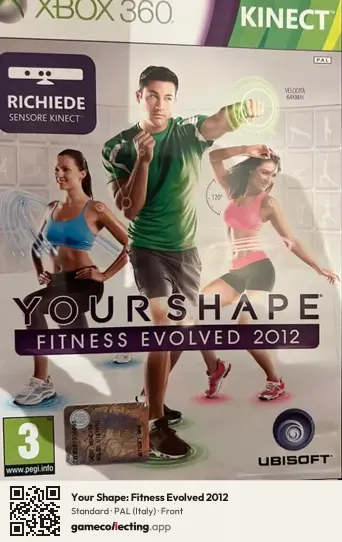 Your Shape: Fitness Evolved 2012 Xbox 360, Italy box front