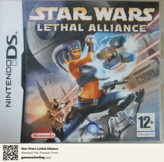 Star Wars: Lethal Alliance Nintendo DS, France box front