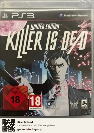 Killer Is Dead PlayStation 3, Germany box front