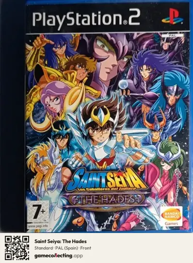 Saint Seiya: The Hades PlayStation 2, Spain box front