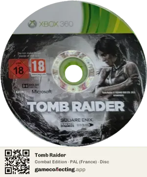 Tomb Raider Xbox 360, PAL disc