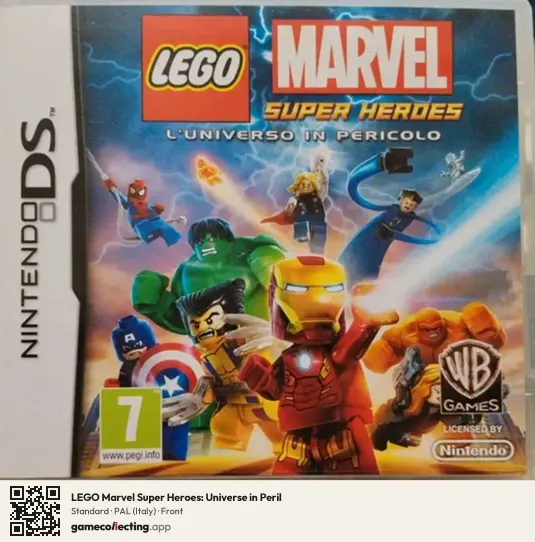 LEGO Marvel Super Heroes: Universe in Peril Nintendo DS, Italy box front
