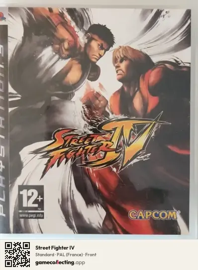 Street Fighter IV PlayStation 3, France box front
