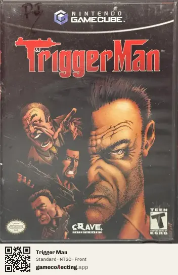 Trigger Man Nintendo GameCube, NTSC box front