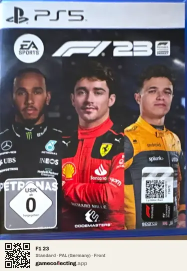 F1 23 PlayStation 5, Germany box front