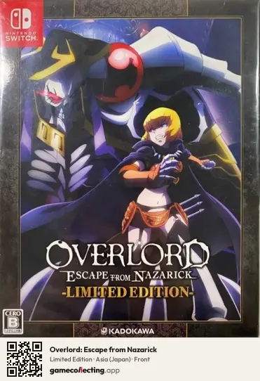 Overlord: Escape from Nazarick Nintendo Switch, Asia box front