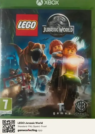 LEGO Jurassic World Xbox One, Spain box front