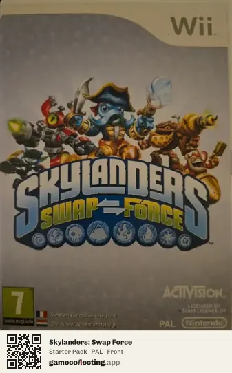 Skylanders: Swap Force Nintendo Wii, PAL box front