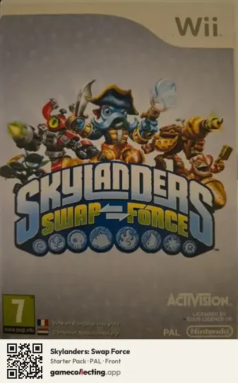 Skylanders: Swap Force Nintendo Wii, PAL box front