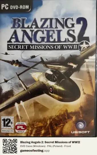 Blazing Angels 2: Secret Missions of WWII Computer, Poland box front