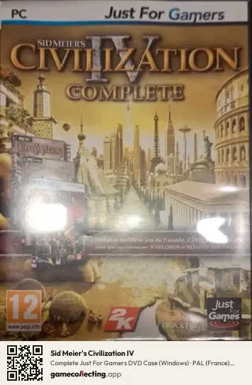 Sid Meier's Civilization IV Computer, France box front