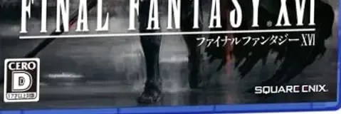 Final Fantasy XVI, the CERO letter on its front