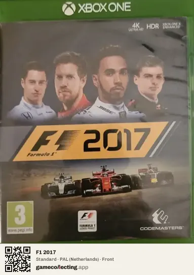 F1 2017 Xbox One, Netherlands box front
