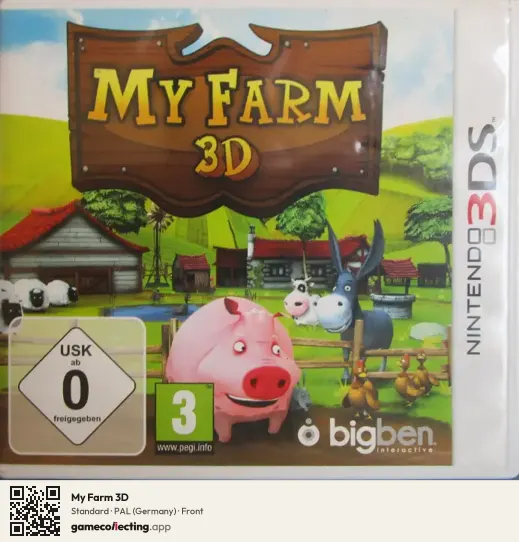 My Farm 3D Nintendo 3DS, Germany box front