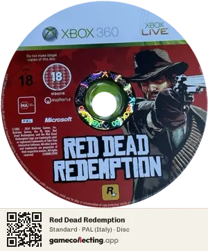 Red Dead Redemption Xbox 360, PAL disc