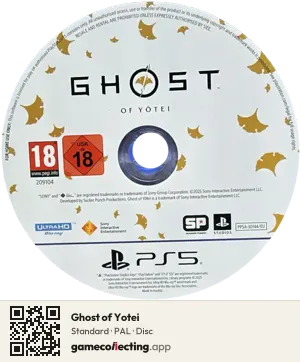 Ghost of Yotei PlayStation 5, PAL disc