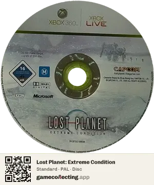 Lost Planet: Extreme Condition Xbox 360, PAL disc