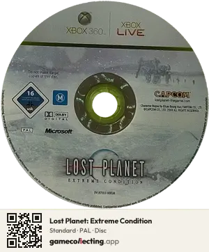 Lost Planet: Extreme Condition Xbox 360, PAL disc