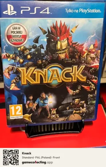 Knack PlayStation 4, Poland box front