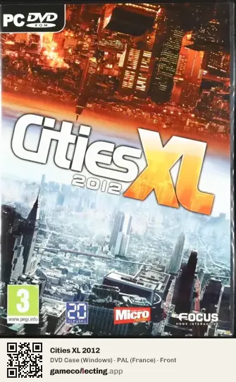 Cities XL 2012 Computer, France box front